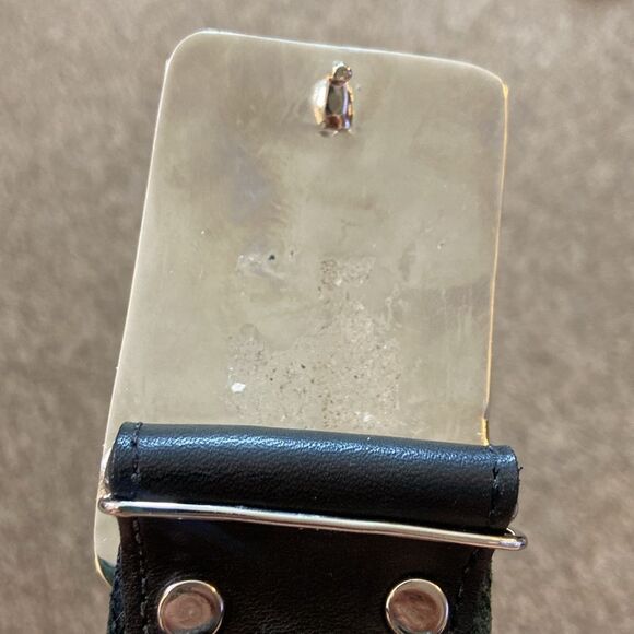 Streets Ahead Concho Black Belt with Tone Silver Elephants Accents Leather - Picture 16 of 16